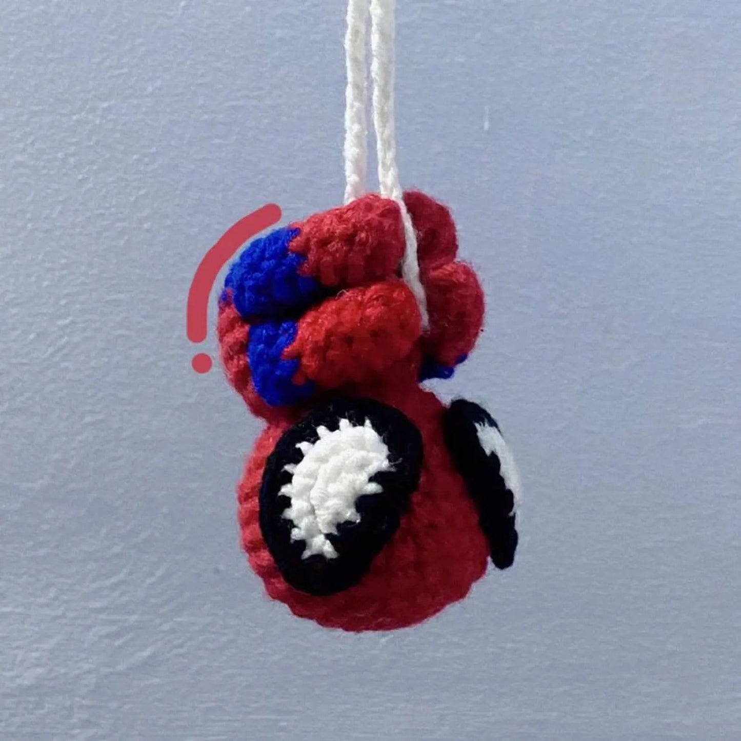 WoolyArtis™ - Handmade Crochet Spider Car Hanging - WoolyArtis