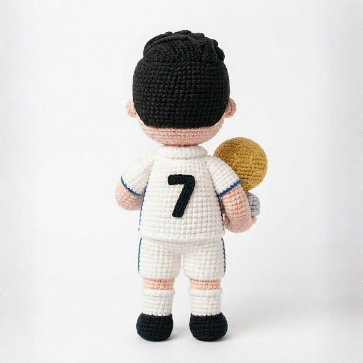 WoolyArtis™ - Emotional Support Art CR7 Crochet Doll - WoolyArtis
